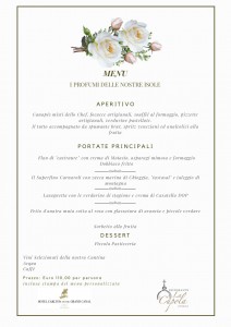 Menu I Profumi delle Isole