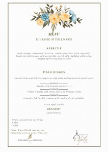 Menu The Taste of the Lagoon (2)