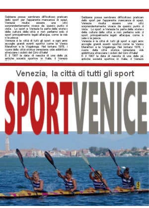 Sport à Venise