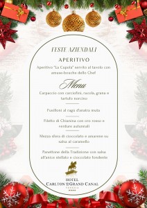 Menu di Carne Feste aziendali al Carlton
